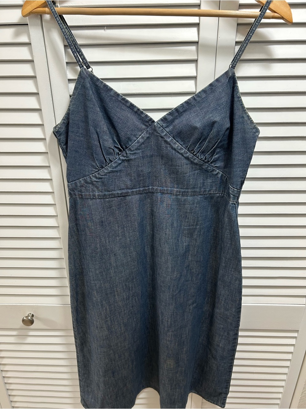 Rare find Gap Vintage Y2K Denim Slip Dress - Blue Size 8